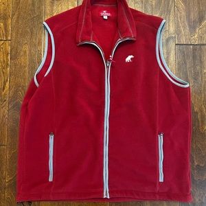 Mens Tuskwear University of Alabama fleece vest XL